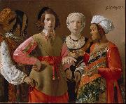 Georges de La Tour Fortune Teller oil on canvas